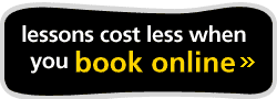 Lessons cost less when you book online